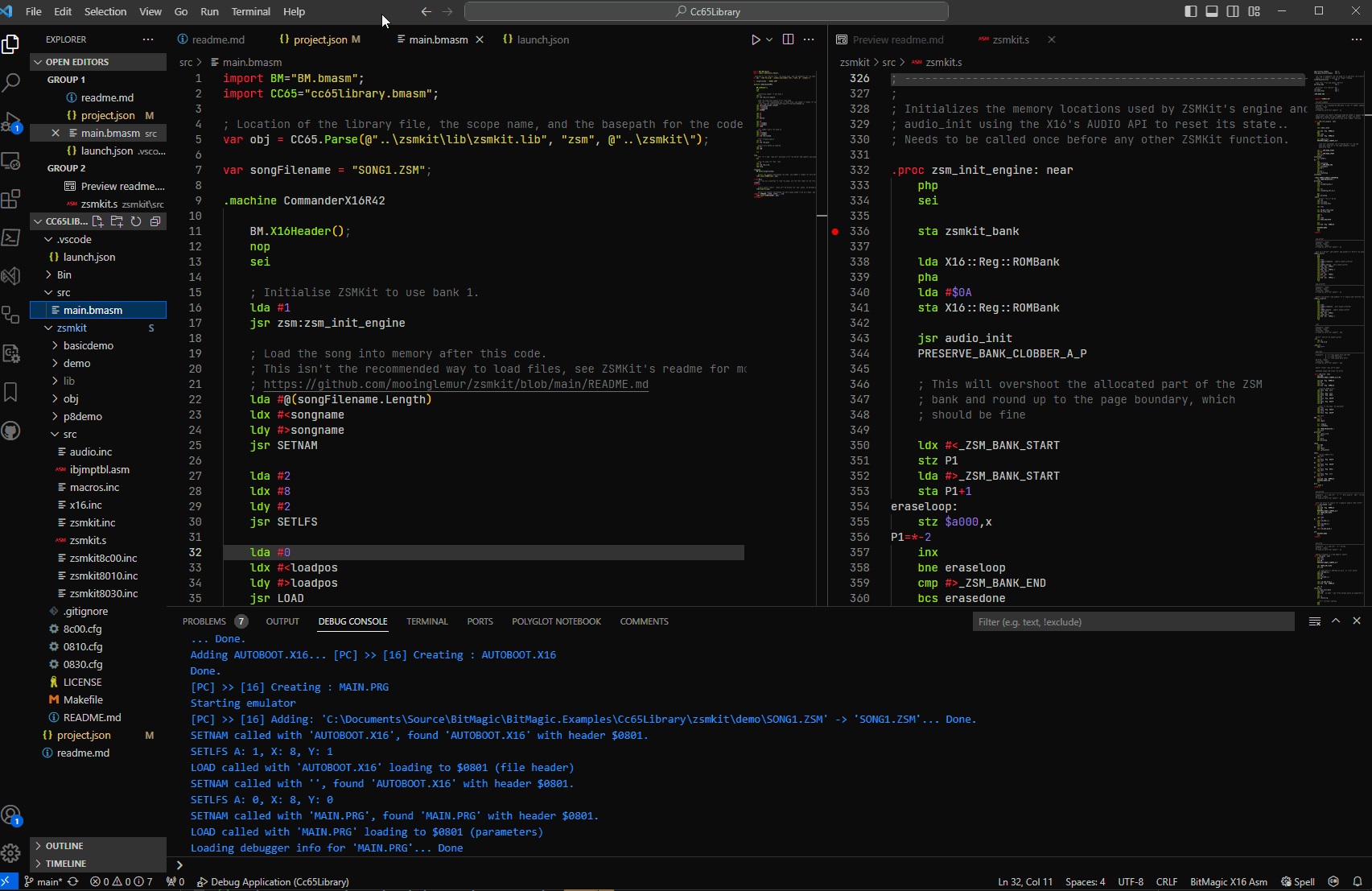 Breakpoints in ZSMKit