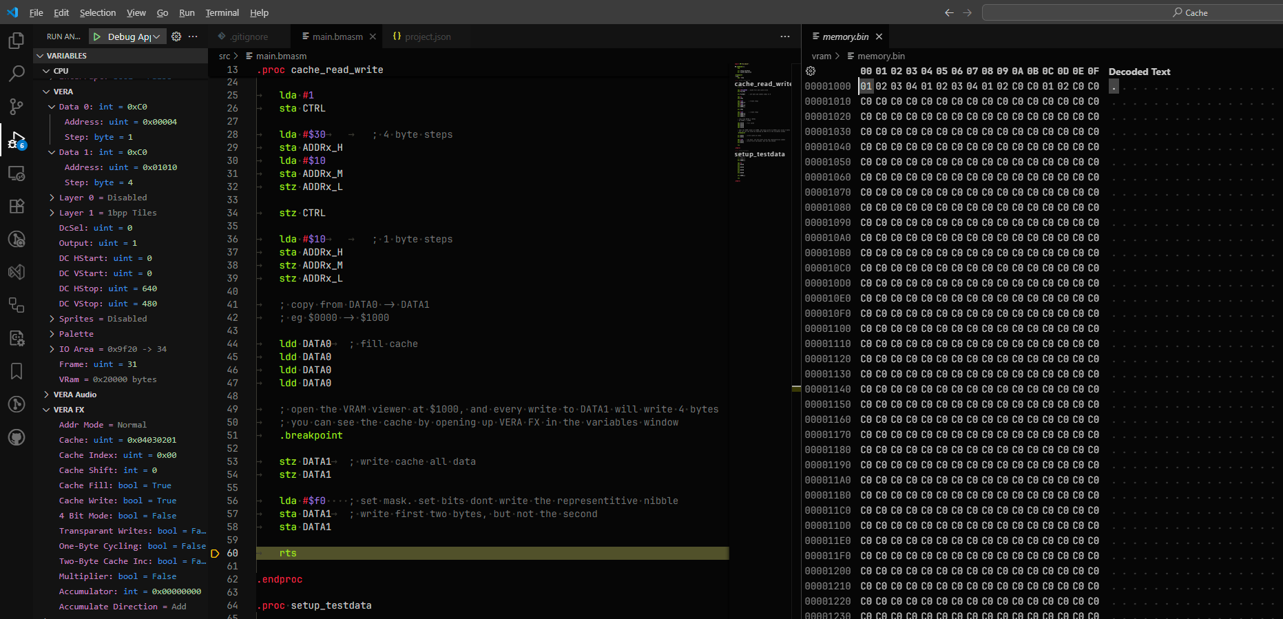 FX cache example