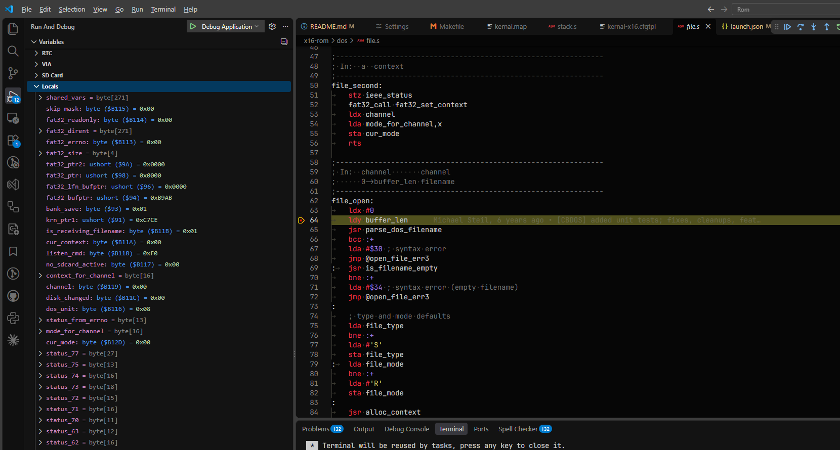 Debugging the X16 ROM